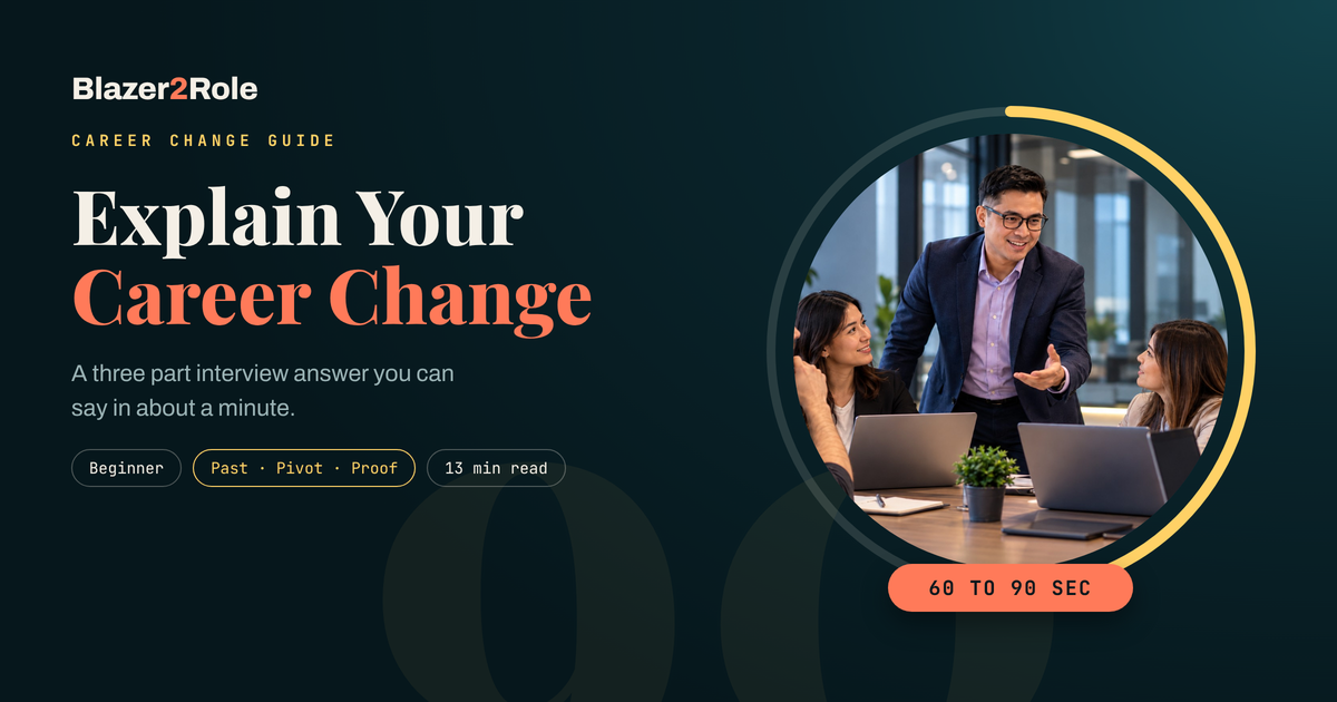 How to Explain a Career Change in an Interview