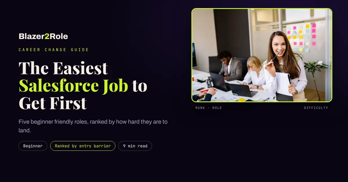 What Is the Easiest Salesforce Job to Get as a Beginner?