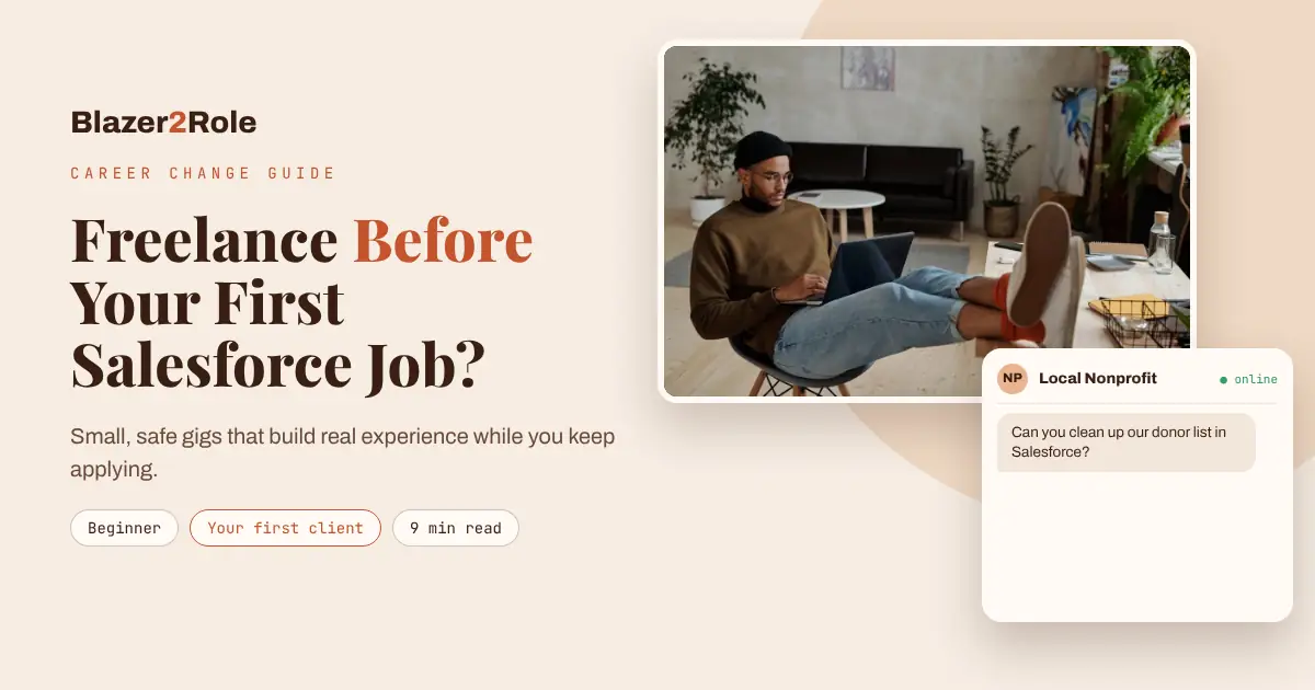Can You Start Freelancing in Salesforce Before You Land a Full-Time Job?