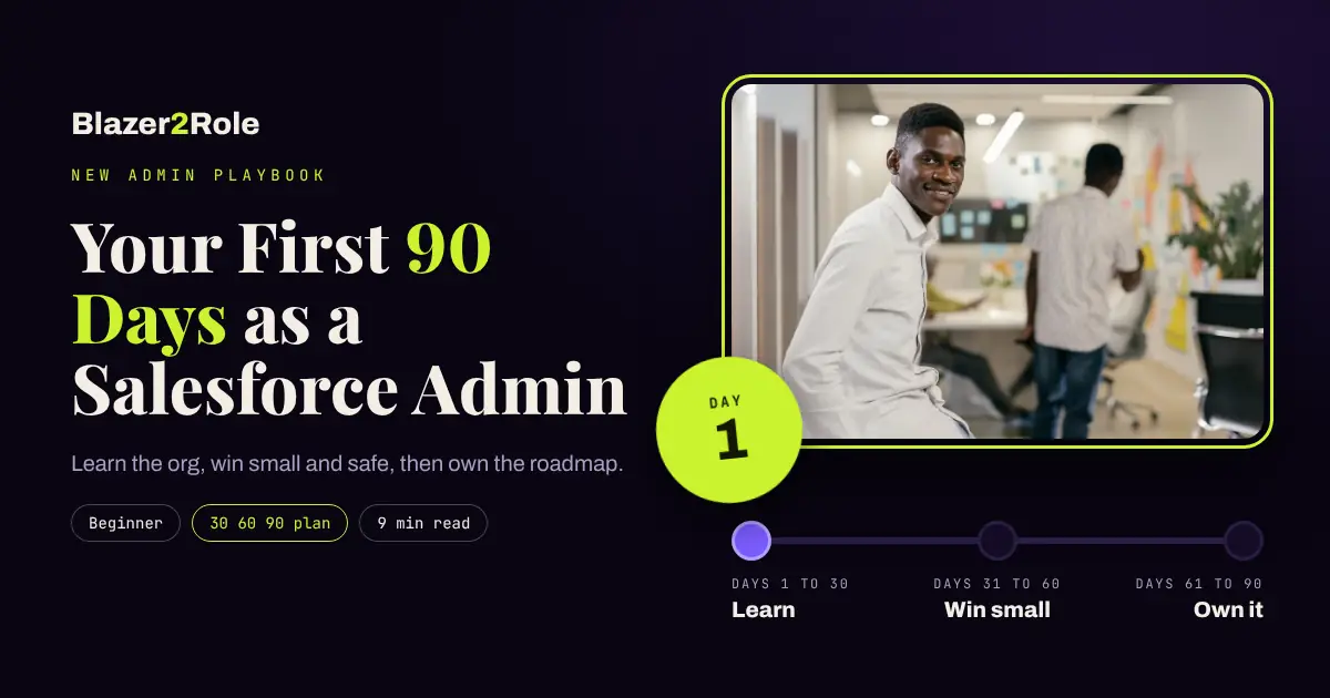 Your First 90 Days as a New Salesforce Admin