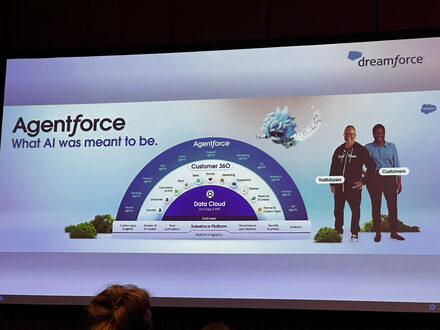 Dedric Brown at the Dreamforce conference
